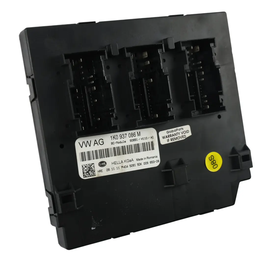 VW Volkswagen Scirocco Mk3 Body Control Module BCM 2.0 TDI Diesel - SKU 1K0937086M - Part number 1K0937086M
