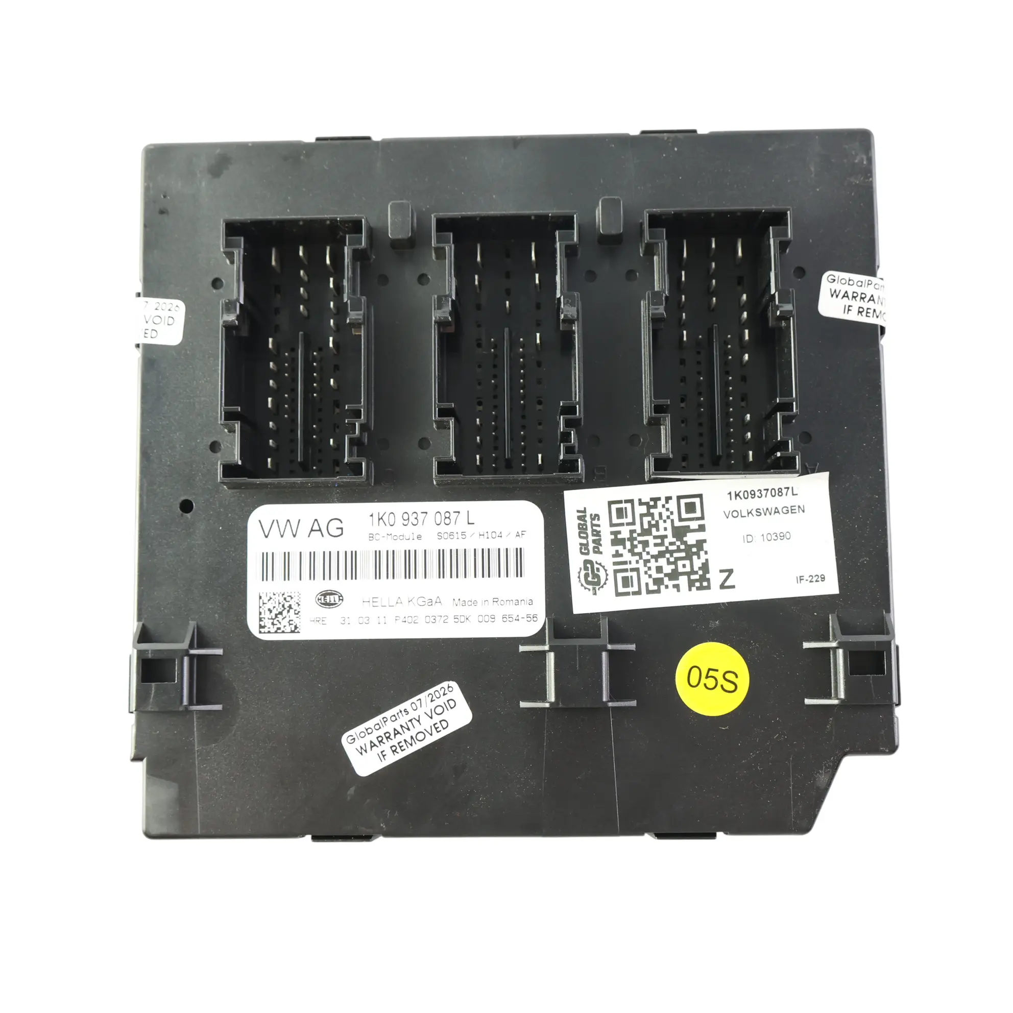 Volkswagen Golf Mk6 Body Control Unit Module BCM ECU 1K0937087L