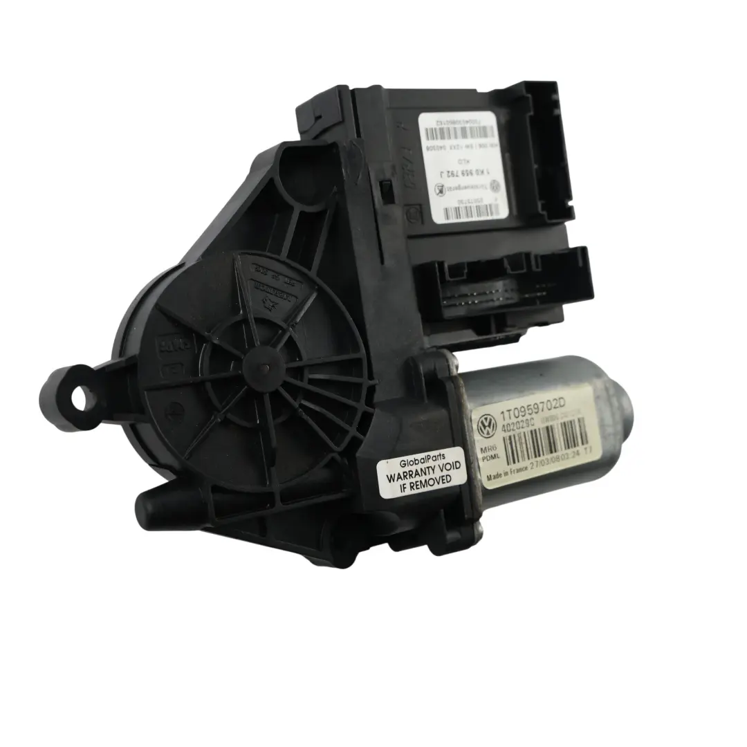 Skoda Octavia II Motor Regulador Ventana Puerta Delantero Izquierdo - SKU 1K0959792J-1 - Número de pieza 1K0959792J