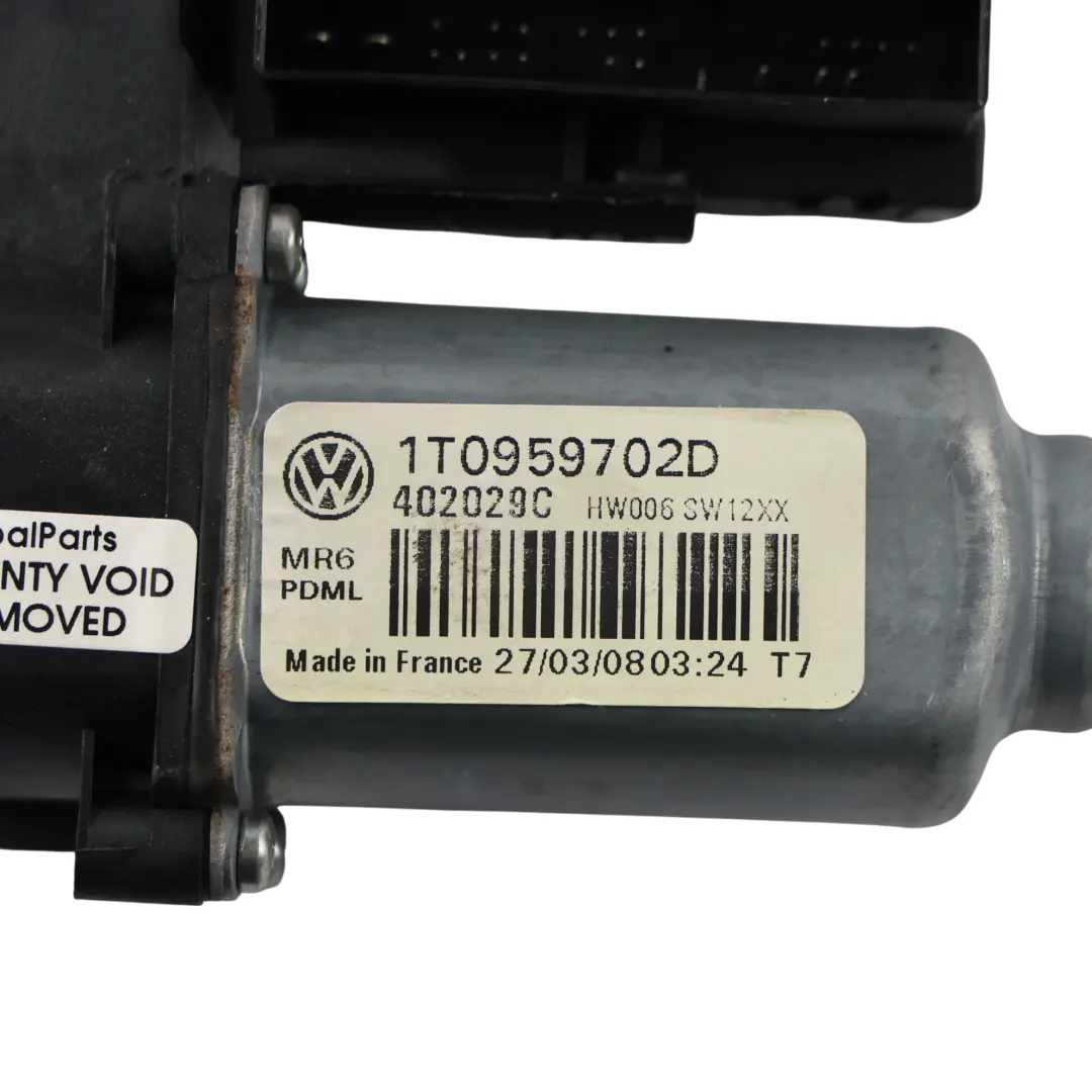 Skoda Octavia II Door Window Motor Regulator Front Left N/S - SKU 1K0959792J-1 - Part number 1K0959792J