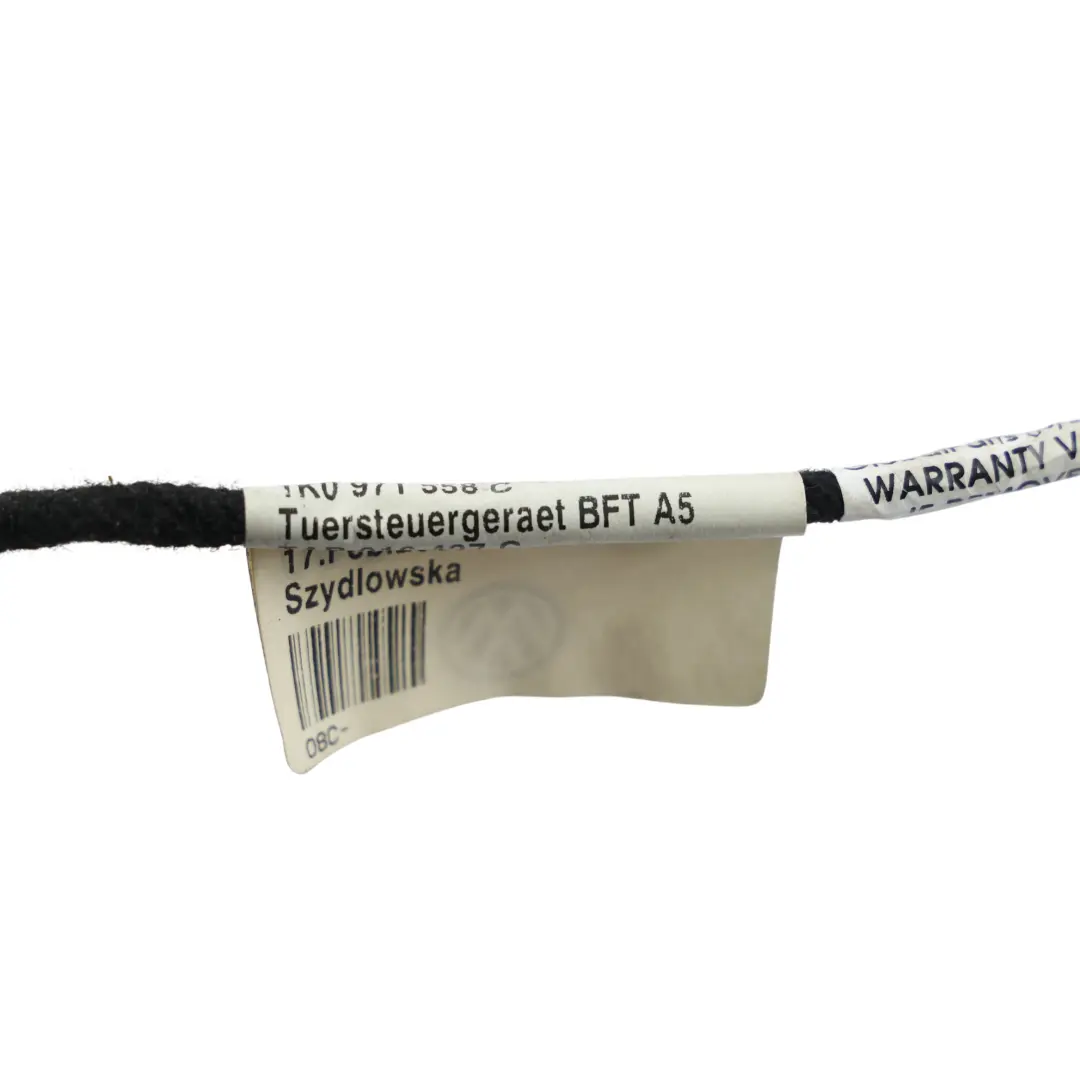 Cableado Arnés Puerta Delantera Lado Pasajero para Volkswagen Golf Mk7 con número de pieza 1K0971558C Volkswagen Golf Mk7 Cableado Arnés Puerta Delantera Lado Pasajero - SKU 1K0971558C - Número de pieza 1K0971558C