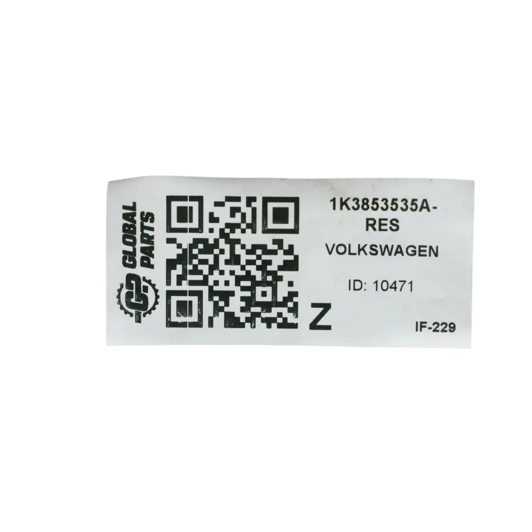 Volkswagen Golf Mk5 Quarter Panel Moulding Left N/S Reflex Silver Metallic - A7W - SKU 1K3853535A-RES - Part number 1K3853535A