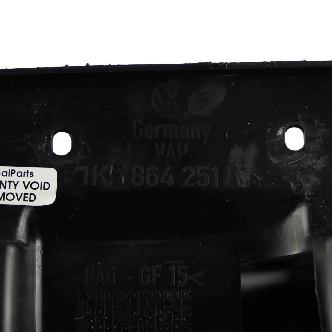 VW Golf GTD GTI 5K 1K Mk6 Centre Console Armrest Black Leather - SKU 1K5864251C - Part number 1K5864251C