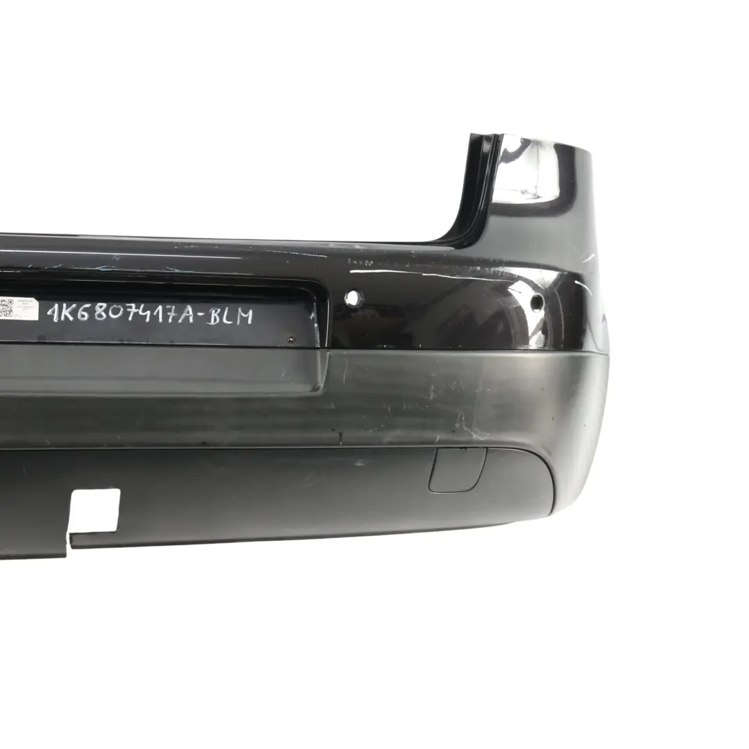 Mk5 Bumper Rear Trim Panel Cover Black Magic Pearl - C9Z to Volkswagen VW Golf with Part number 1K6807417A Volkswagen VW Golf Mk5 Bumper Rear Trim Panel Cover Black Magic Pearl - C9Z - SKU 1K6807417A-BLM - Part number 1K6807417A