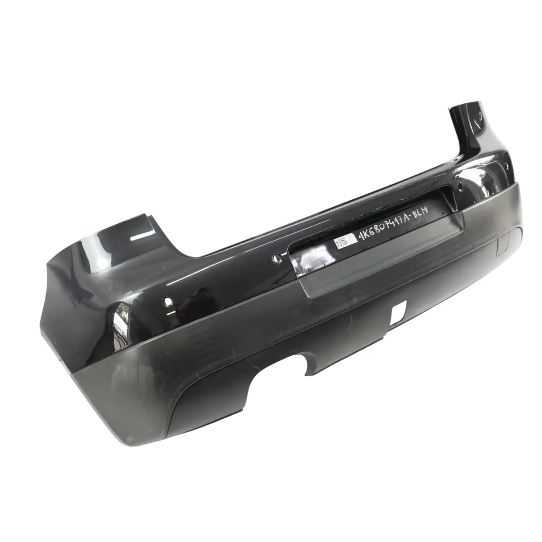 Volkswagen VW Golf Mk5 Bumper Rear Trim Panel Cover Black Magic Pearl - C9Z - SKU 1K6807417A-BLM - Part number 1K6807417A