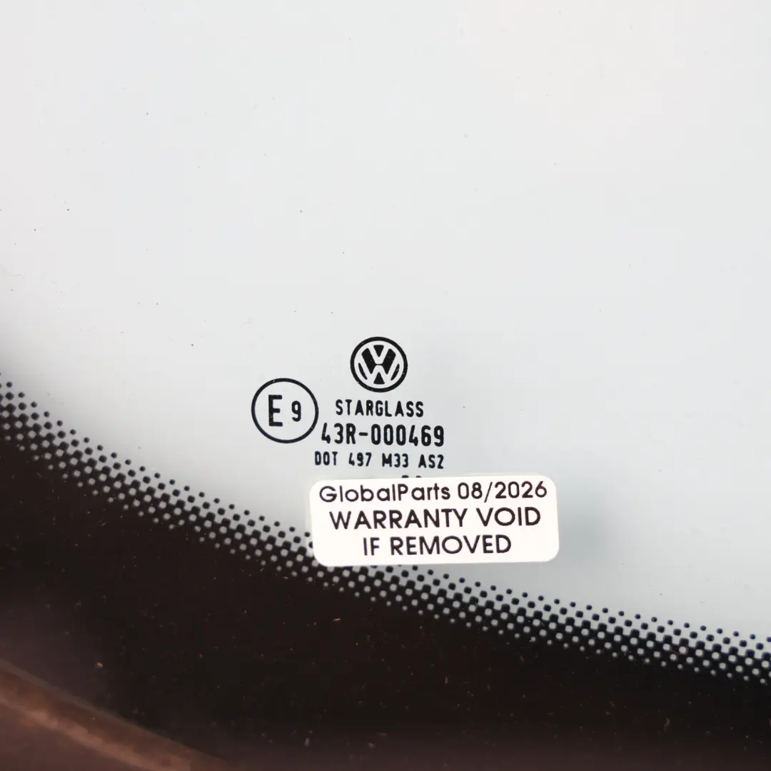 Volkswagen Golf Mk5 3Dr Window Glass Fixed AS2 Rear Right O/S - SKU 1K6845042L - Part number 1K6845042L