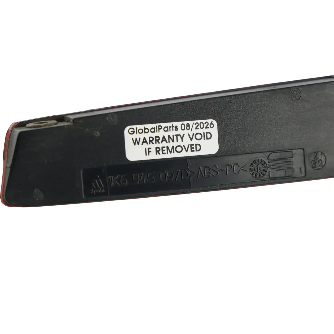 Mk5 V Rear Tailgate Boot Third Brake Lamp Stop Light to Volkswagen Golf with Part number 1K6945097D Volkswagen Golf Mk5 V Rear Tailgate Boot Third Brake Lamp Stop Light - SKU 1K6945097D - Part number 1K6945097D