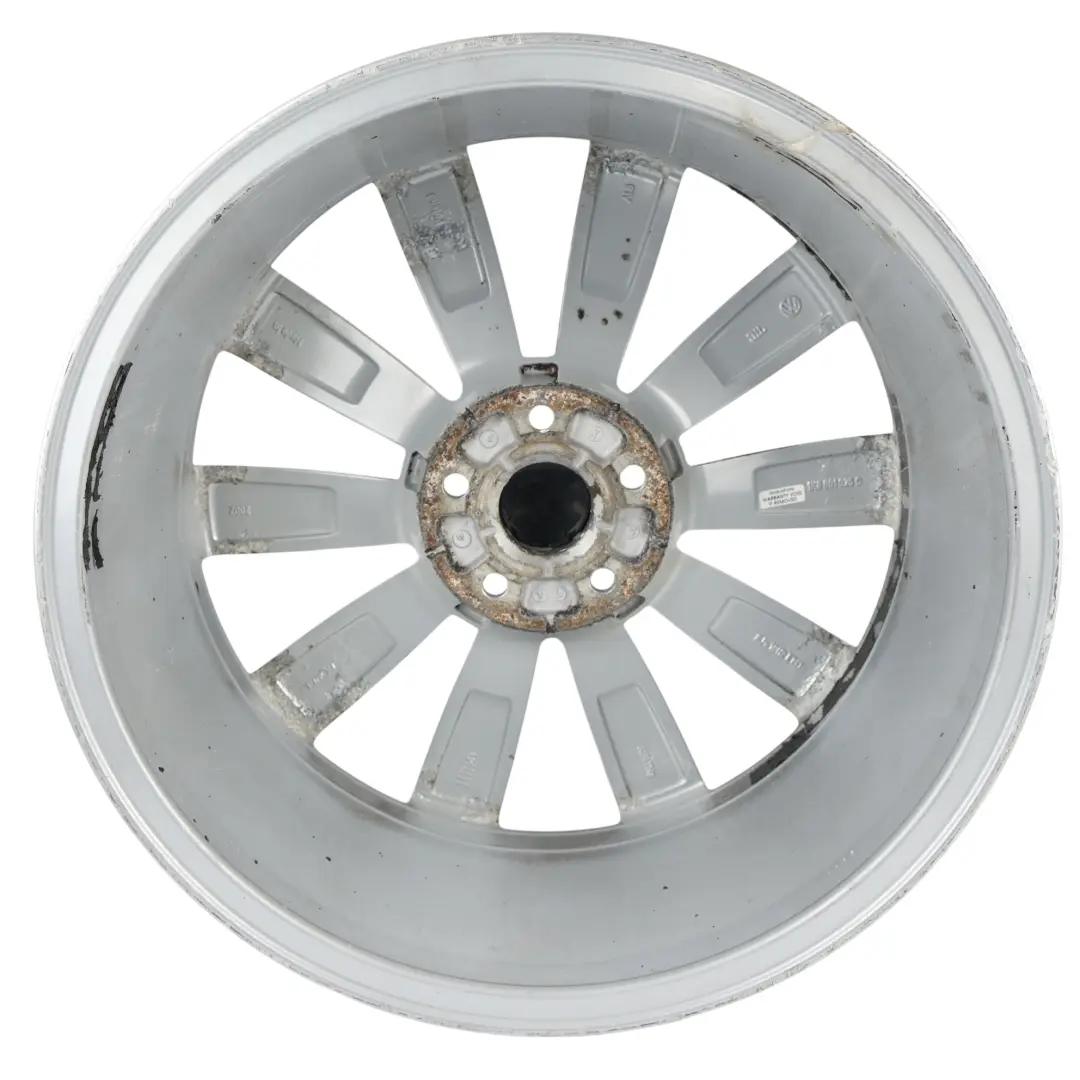 Volkswagen Scirocco Cerchione Lega Argento 19" 8J ET:41 5x112 Lugano - SKU 1K8601025C-1 - Numero di parte 1K8601025C