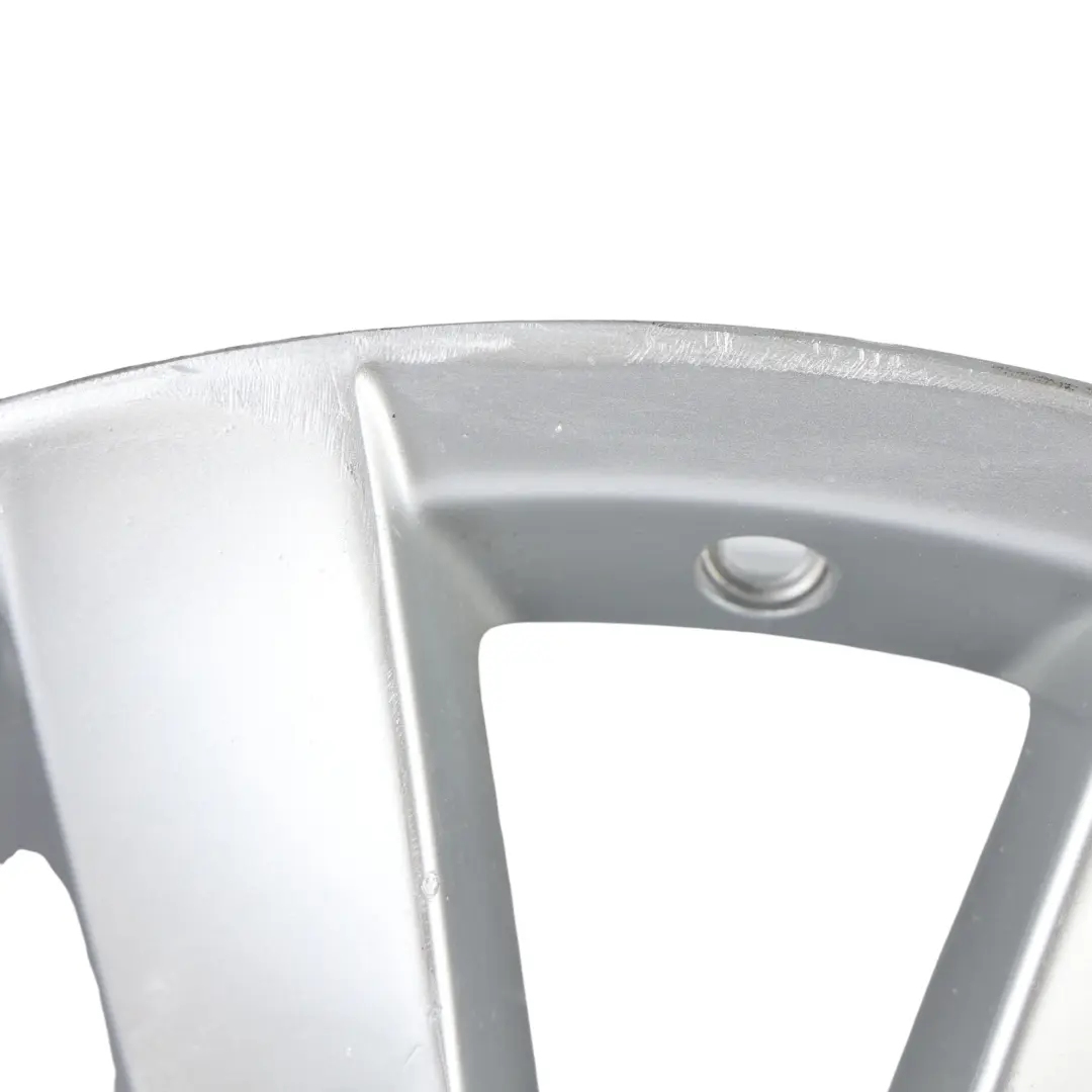 Volkswagen Scirocco Silver Alloy Wheel Rim 19" 8J ET:41 5x112 Lugano - SKU 1K8601025C-1 - Part number 1K8601025C
