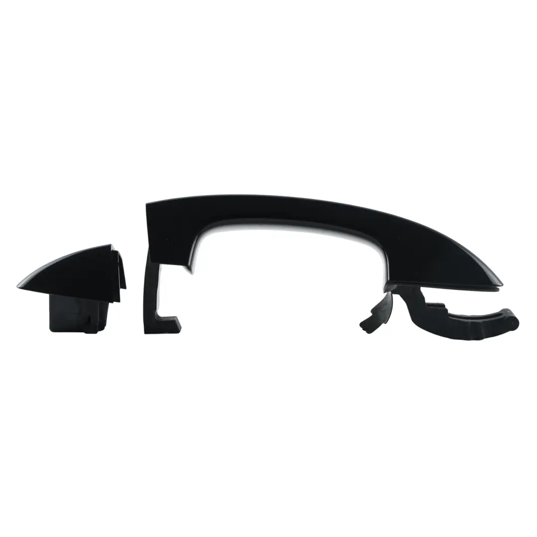 VW Volkswagen Golf Mk6 Rear Door Handle Grab Left N/S Black - 041 - SKU 1K8837209-BLC - Part number 1K8837209