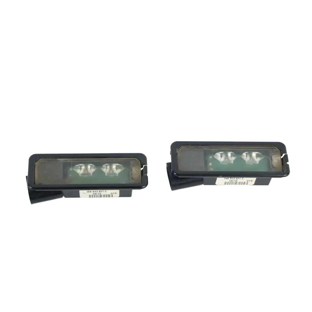 Porsche Boxster 982 Golf Mk7 Polo Mk5 LED Licence Plate Light Set X2 - SKU 1K8943021C-1 - Part number 1K8943021C