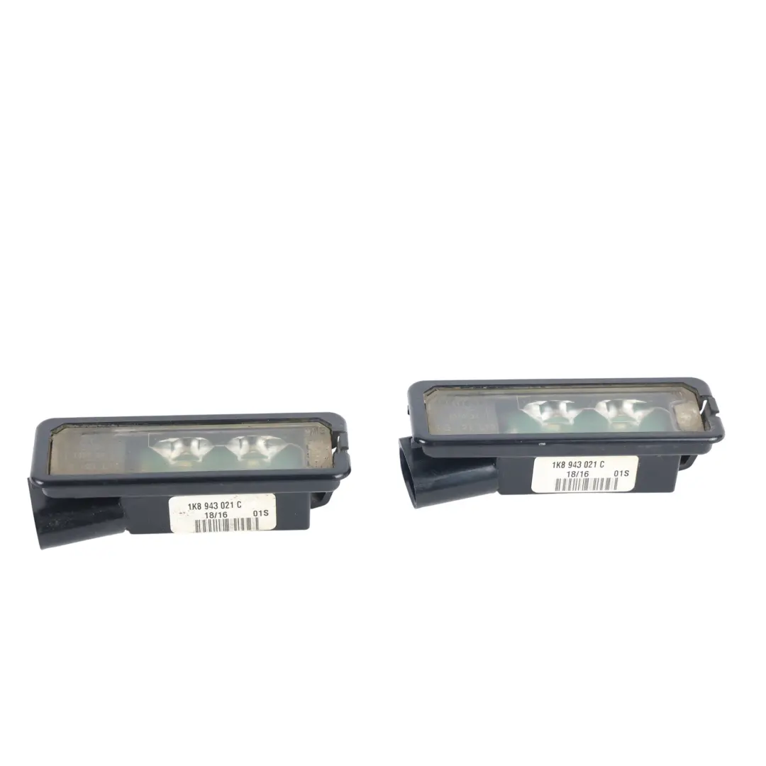Mk5 LED Licence Plate Light Set X2 to Porsche Boxster 982 Golf Mk7 Polo with Part number 1K8943021C Porsche Boxster 982 Golf Mk7 Polo Mk5 LED Licence Plate Light Set X2 - SKU 1K8943021C-1 - Part number 1K8943021C