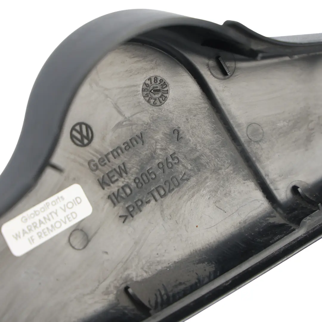 Volkswagen Golf Mk6 Engine Air Intake Duct Lid Cap Cover Trim 1.4 TSI - SKU 1KD805965 - Part number 1KD805965
