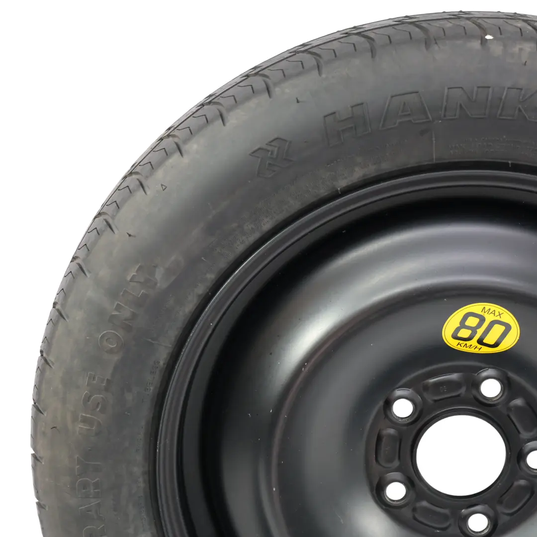 Mk3 Spare Wheel Rim Steel R16 Hankook Tyre 125/85 to Ford Mondeo with Part number 1S71MH05255 Ford Mondeo Mk3 Spare Wheel Rim Steel R16 Hankook Tyre 125/85 - SKU 1S71MH05255 - Part number 1S71MH05255