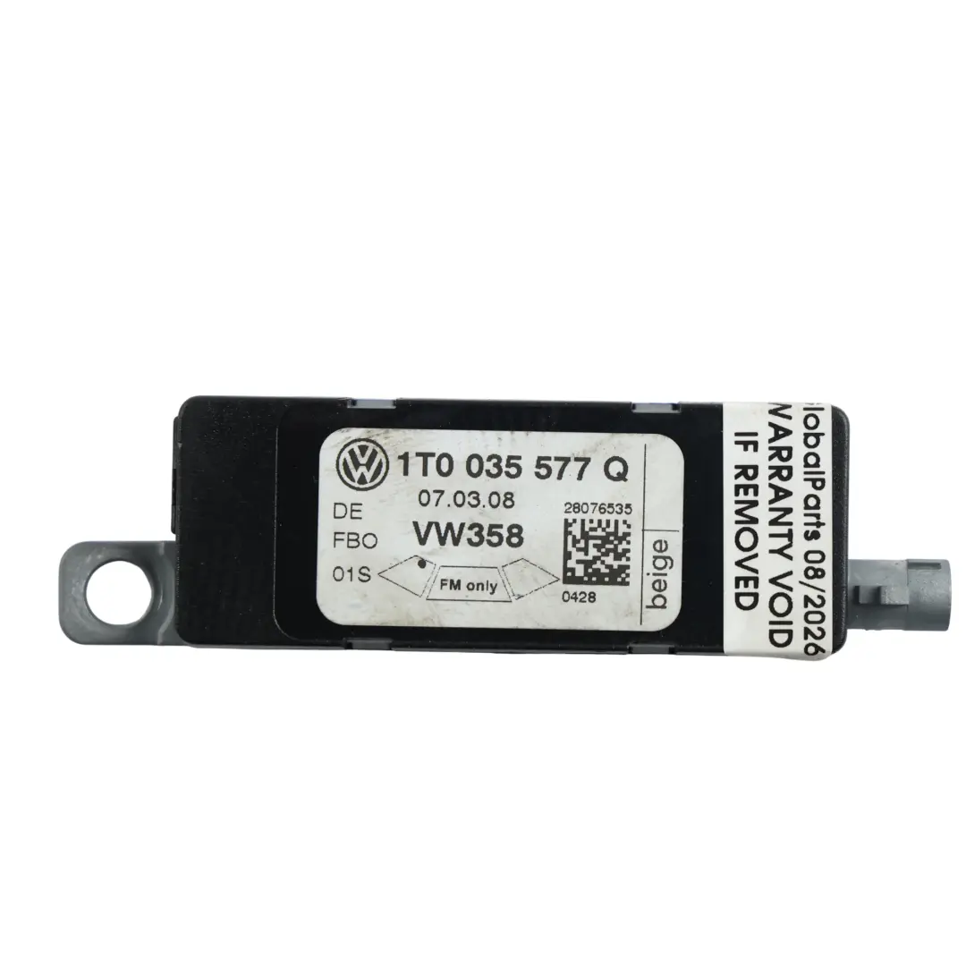 Antenna Amplifier Aerial Module Unit Left N/S to Audi A4 B9 with Part number 1T0035577Q Audi A4 B9 Antenna Amplifier Aerial Module Unit Left N/S - SKU 1T0035577Q - Part number 1T0035577Q