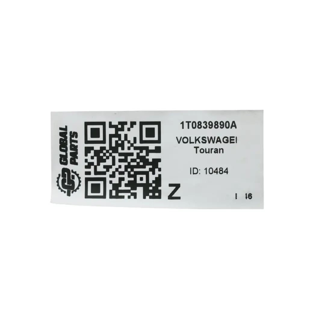 Listwa Słupka Szyby Drzwi Tylna Prawa do Volkswagen Touran 1T o numerze 1T0839890A Volkswagen Touran 1T Listwa Słupka Szyby Drzwi Tylna Prawa - SKU 1T0839890A - Numer Części 1T0839890A