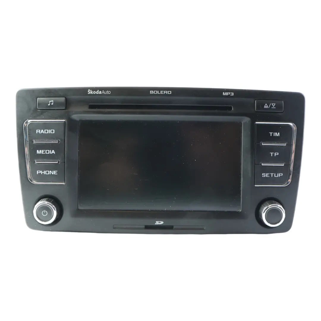 Multimedia Head Unit Bolero Radio CD MP3 Player to Skoda Yeti 5L with Part number 1Z0035156M Skoda Yeti 5L Multimedia Head Unit Bolero Radio CD MP3 Player - SKU 1Z0035156M - Part number 1Z0035156M