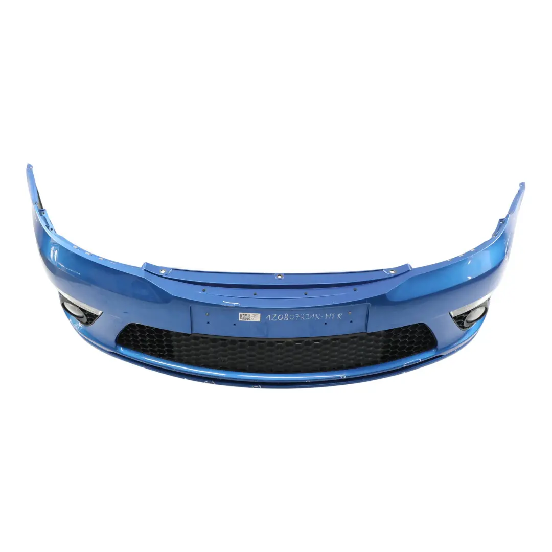 Skoda Octavia Mk2 RS Front Bumper Front Trim Panel Cover Madra Race Blue - 8X - SKU 1Z0807221R-MDR - Part number 1Z0807221R