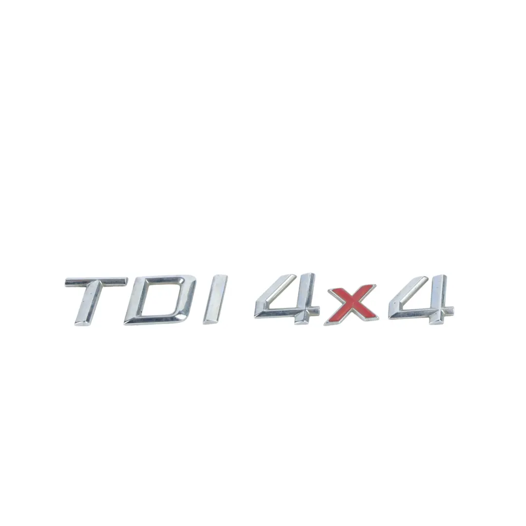 Boot Trunk Lid Emblem 4x4 TDI Lettering to Skoda Yeti 5L Rear with Part number 1Z0853687AL Skoda Yeti 5L Rear Boot Trunk Lid Emblem 4x4 TDI Lettering - SKU 1Z0853687AL - Part number 1Z0853687AL