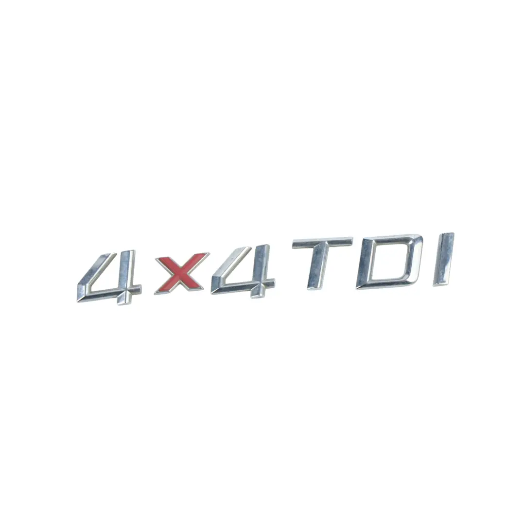 Skoda Yeti 5L Rear Boot Trunk Lid Emblem 4x4 TDI Lettering - SKU 1Z0853687AL - Part number 1Z0853687AL