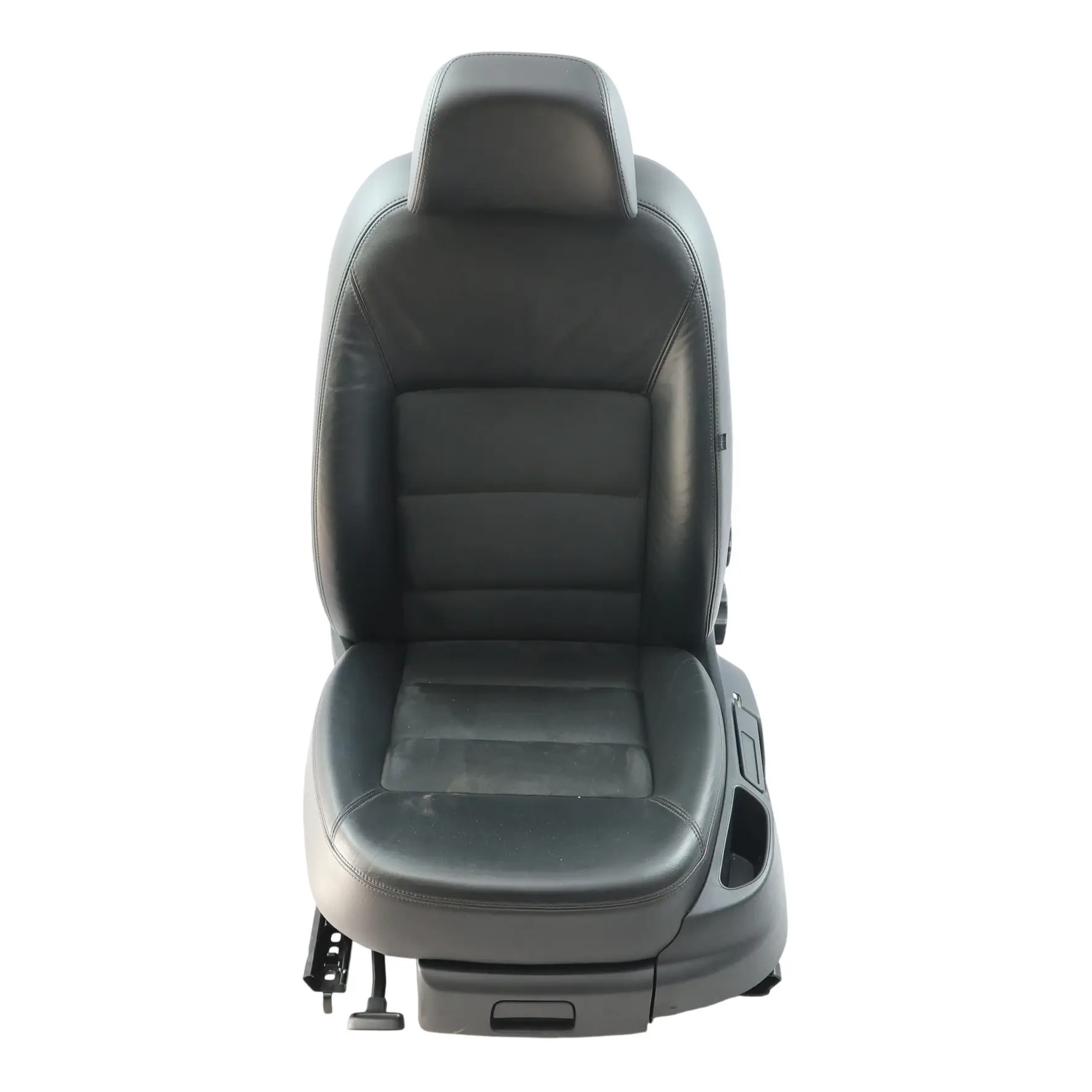 Skoda Octavia Scout 1Z Front Heated Seat Left N/S Alcantara Leather Satin Black