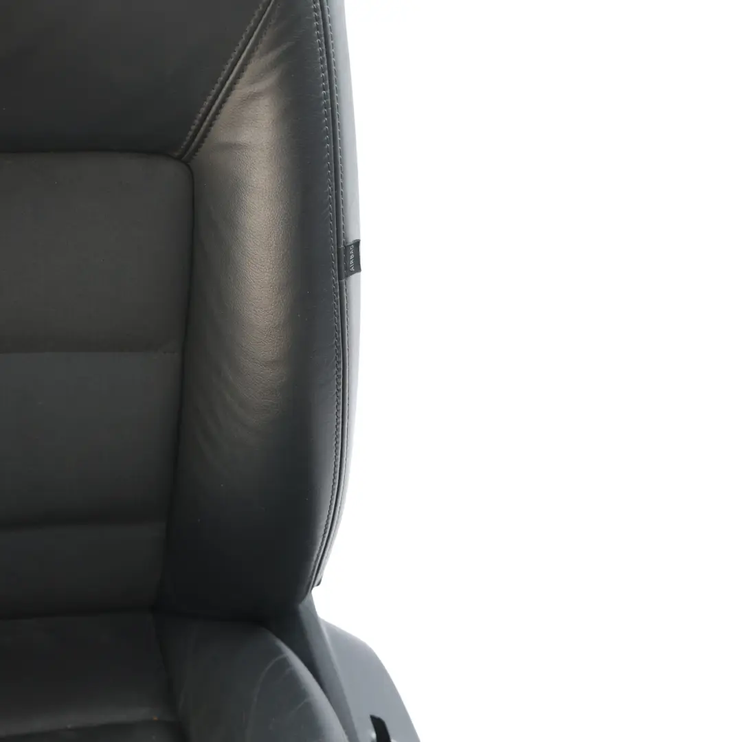 Skoda Octavia Scout 1Z Front Heated Seat Left N/S Alcantara Leather Satin Black - SKU 1Z0881805SD-1 - Part number 1Z0881805SD