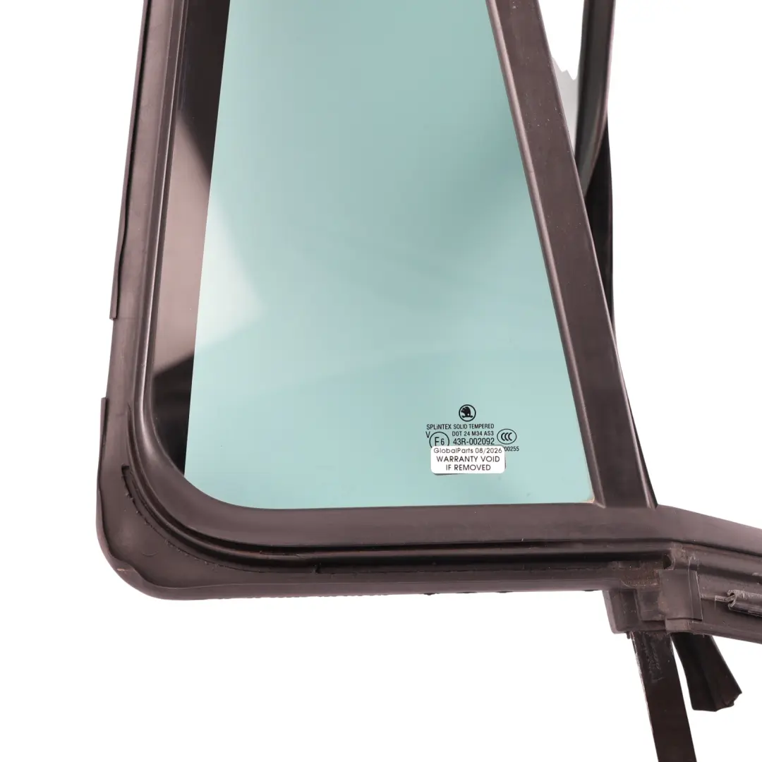Skoda Octavia Scout 1Z Quarter Window Glass With Seal Rear Right O/S - SKU 1Z9845210L - Part number 1Z9845210L