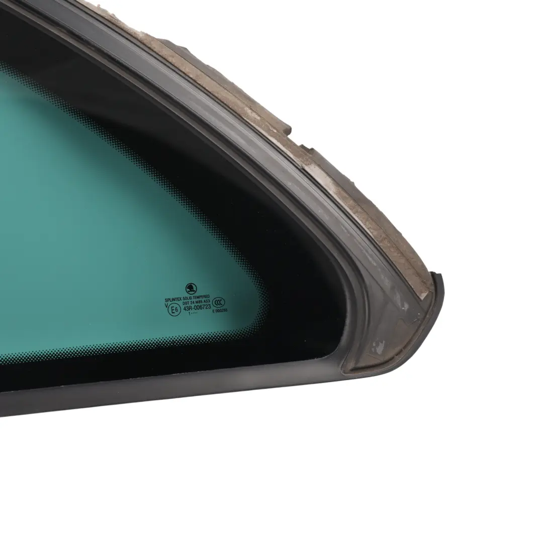 Mk2 1Z Rear Quarter Window Glass Left N/S AS3 to Skoda Octavia with Part number 1Z9845297AB Skoda Octavia Mk2 1Z Rear Quarter Window Glass Left N/S AS3 - SKU 1Z9845297AB - Part number 1Z9845297AB