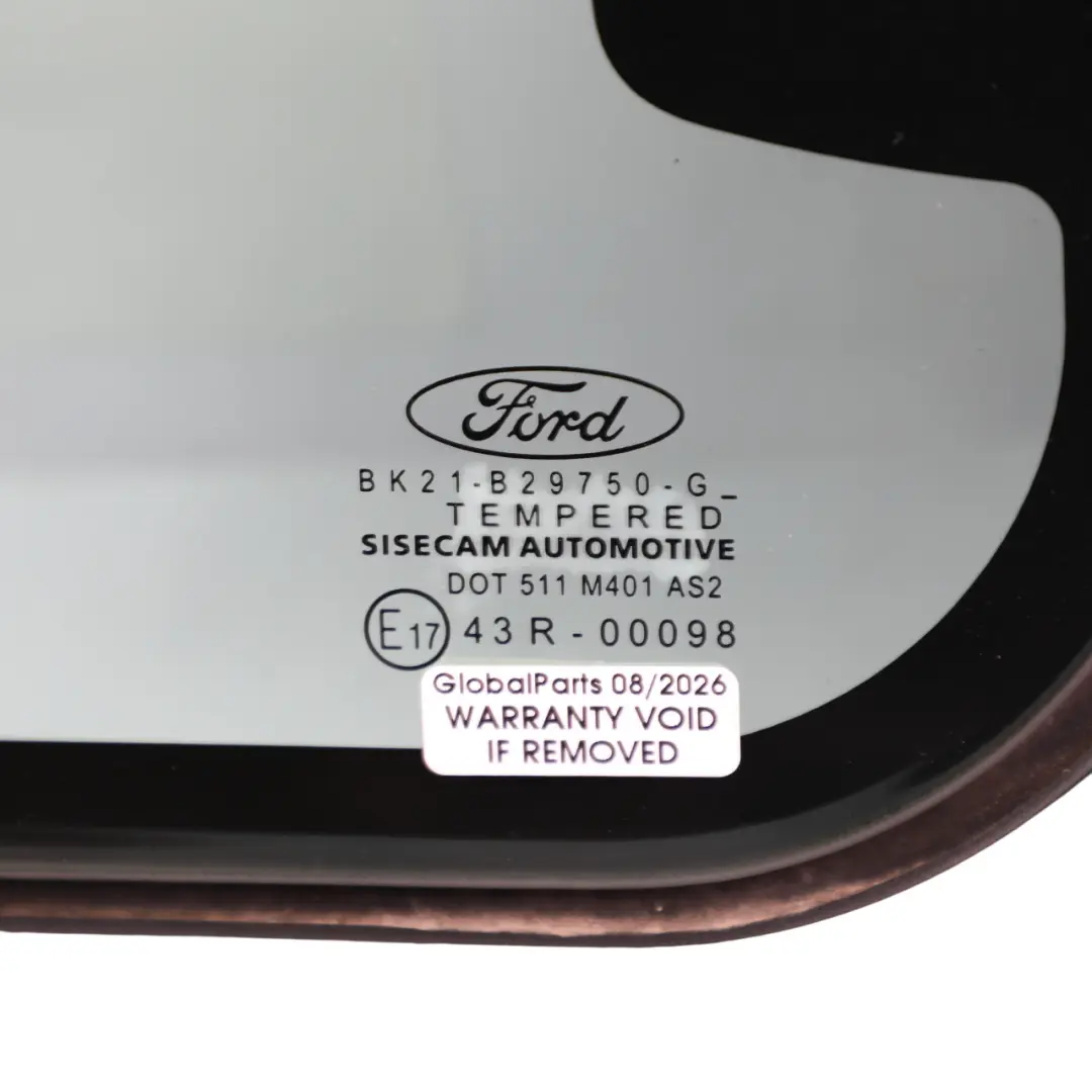 Sliding Door Quarter Window Glass Right O/S to Ford Tourneo Custom with Part number 2042137 Ford Tourneo Custom Sliding Door Quarter Window Glass Right O/S - SKU 2042137 - Part number 2042137
