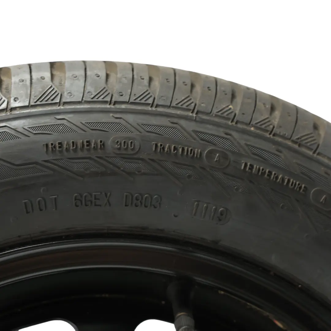 Reserverad Stahl 14" 5,5J Reifen 175/65 Continental für Ford Fiesta MK7 mit Teilenummer 2140823 Ford Fiesta MK7 Reserverad Stahl 14" 5,5J Reifen 175/65 Continental - SKU 2140823-2 - Teilenummer 2140823