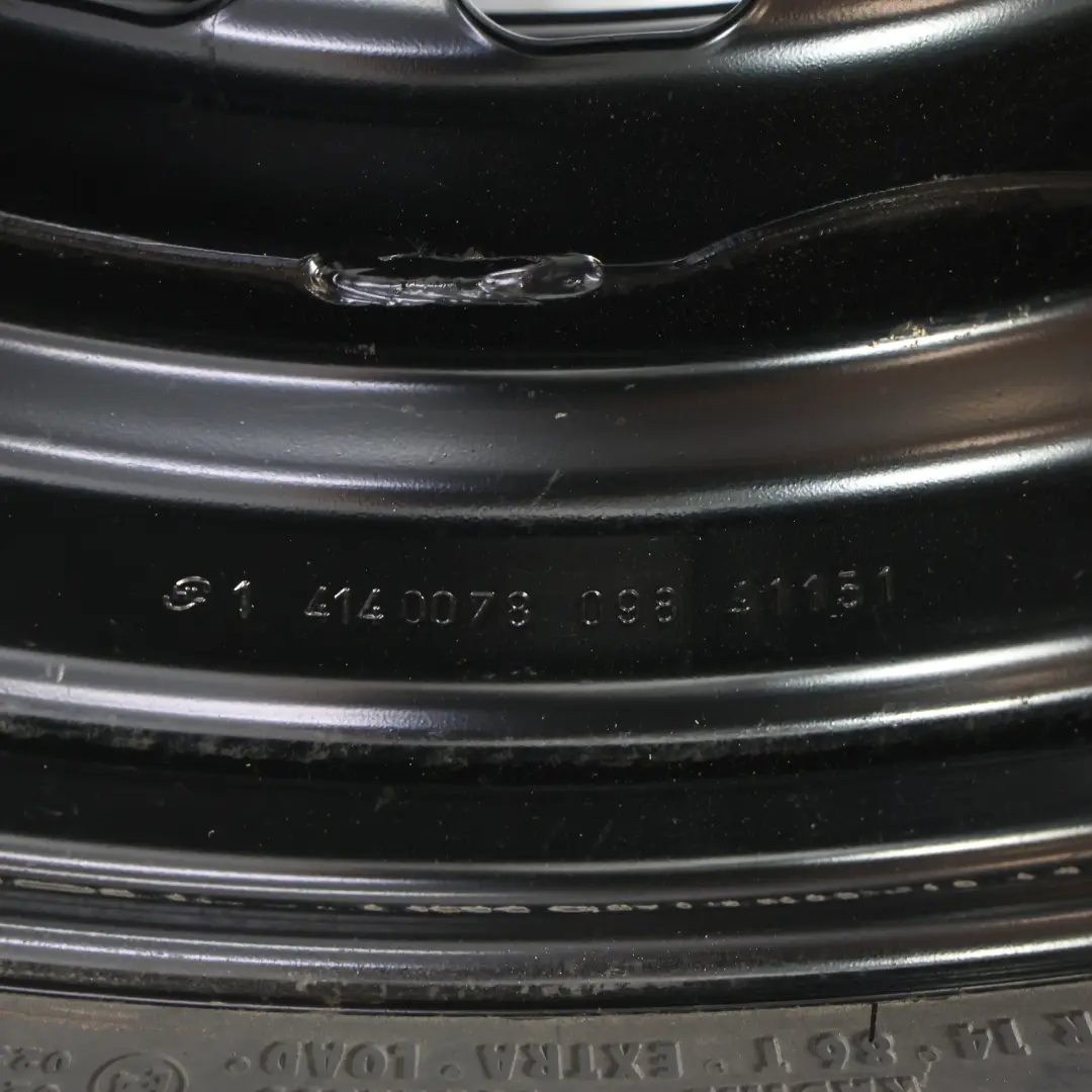Ford Fiesta MK7 Reserverad Stahl 14" 5,5J Reifen 175/65 Continental - SKU 2140823-2 - Teilenummer 2140823