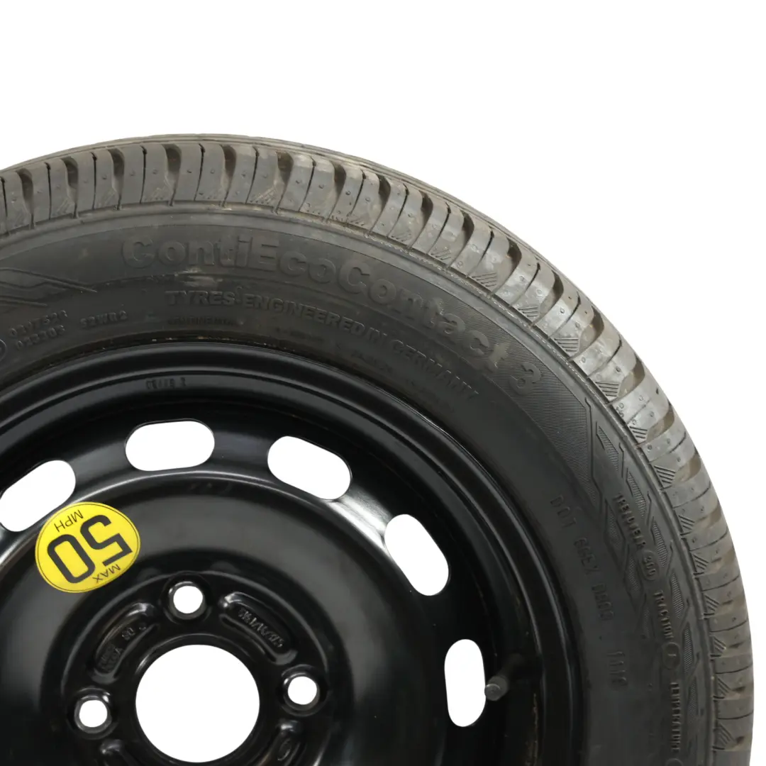 Reserverad Stahl 14" 5,5J Reifen 175/65 Continental für Ford Fiesta MK7 mit Teilenummer 2140823 Ford Fiesta MK7 Reserverad Stahl 14" 5,5J Reifen 175/65 Continental - SKU 2140823-2 - Teilenummer 2140823