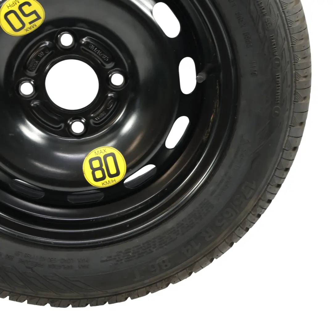 Ford Fiesta Mk7 Spare Wheel Steel 14" 5,5J Tyre 175/65 Continental - SKU 2140823-2 - Part number 2140823