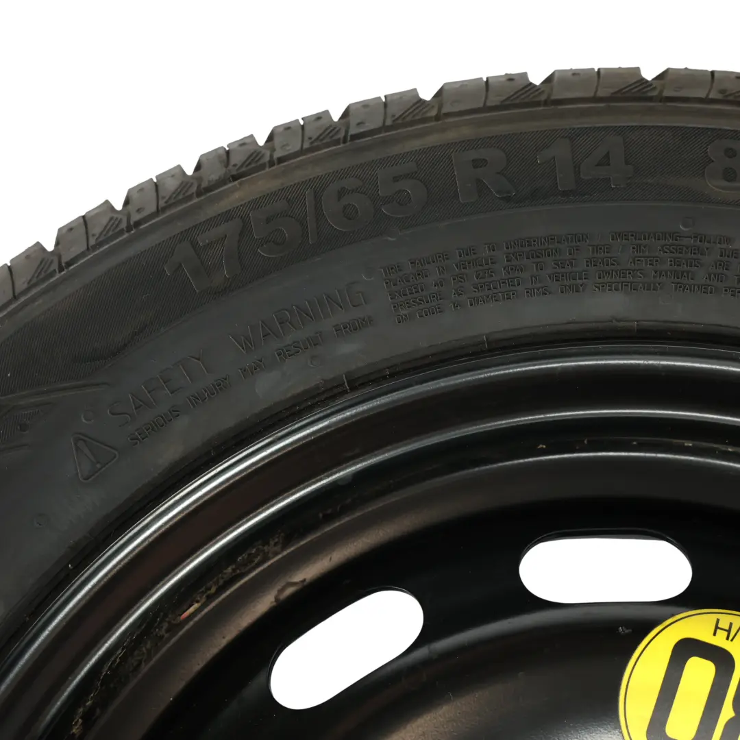 Ford Fiesta MK7 Reserverad Stahl 14" 5,5J Reifen 175/65 Continental - SKU 2140823-2 - Teilenummer 2140823