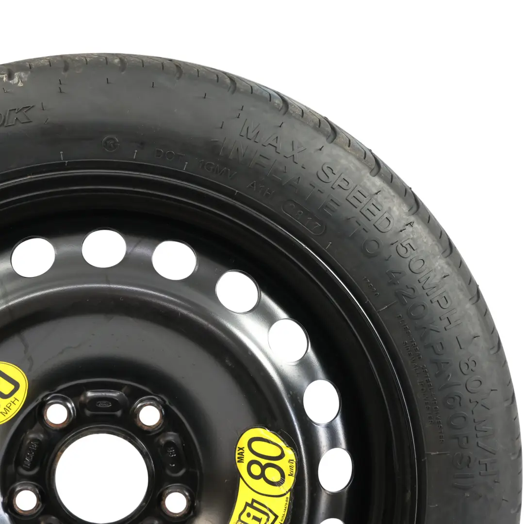 Ford Focus Mk3 Spare Space Hankook Tyre Wheel Steel R16 125/70 ET:25 - SKU 2160848-1 - Part number 2160848