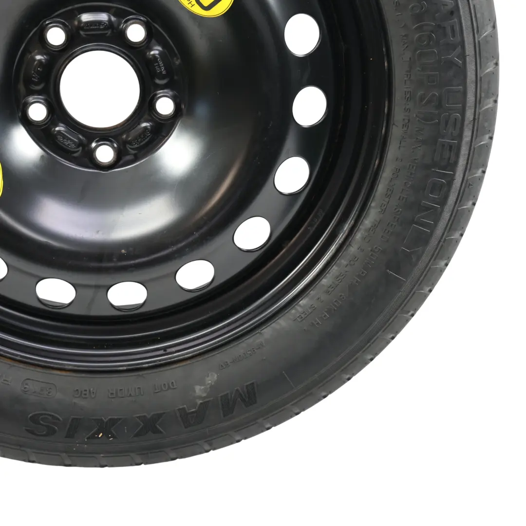 Ford Kuga Mk1 Spare Steel Wheel Rim 17" 4J ET:25 Maxxis Tyre 155/70 R17 - SKU 2170806-1 - Part number 2170806