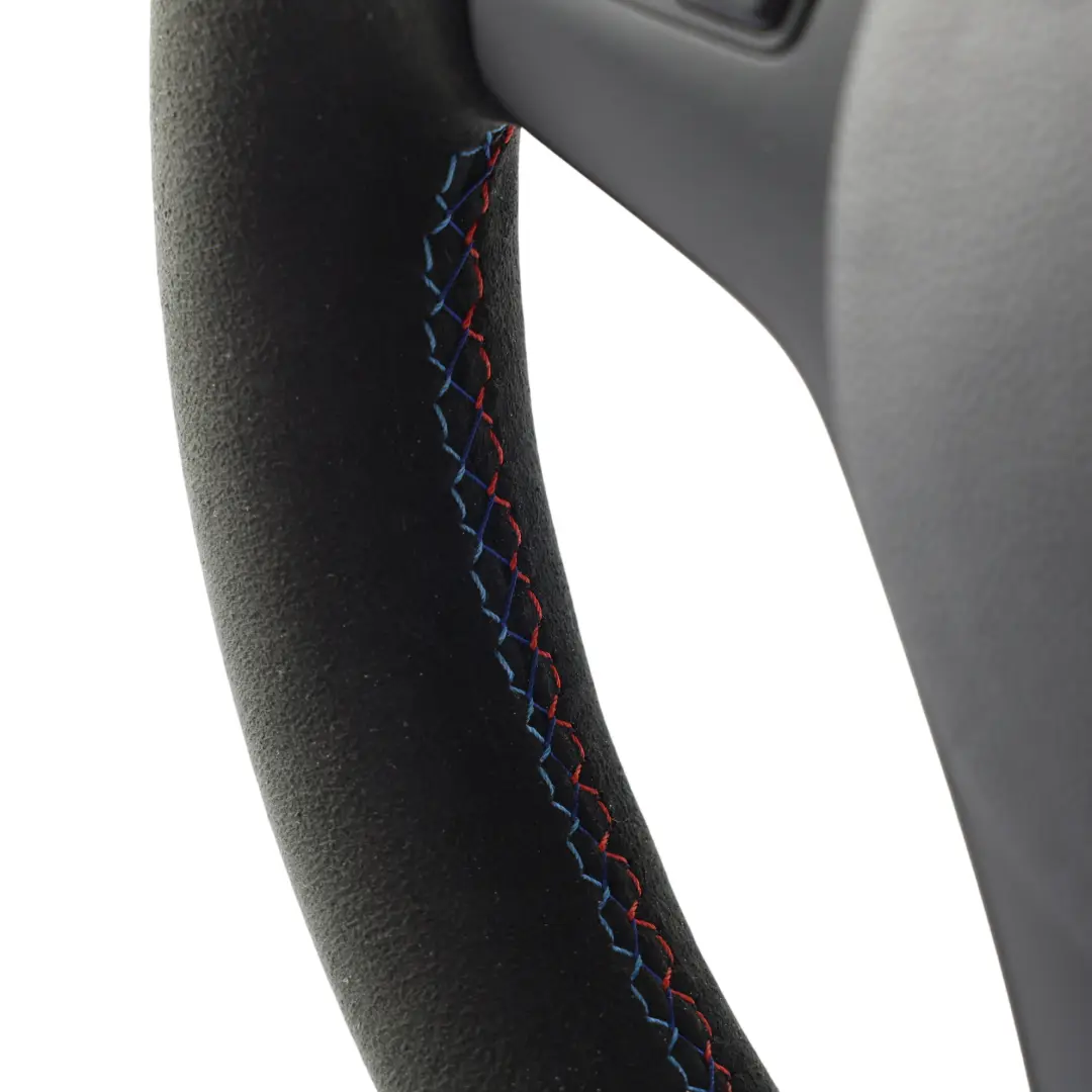 Steering Wheel NEW Black Leather M-Sport Thick Paddle Shift to BMW E90 E92 E93 M3 with Part number 2283738 BMW E90 E92 E93 M3 Steering Wheel NEW Black Leather M-Sport Thick Paddle Shift - SKU 2283738-2-SET - Part number 2283738