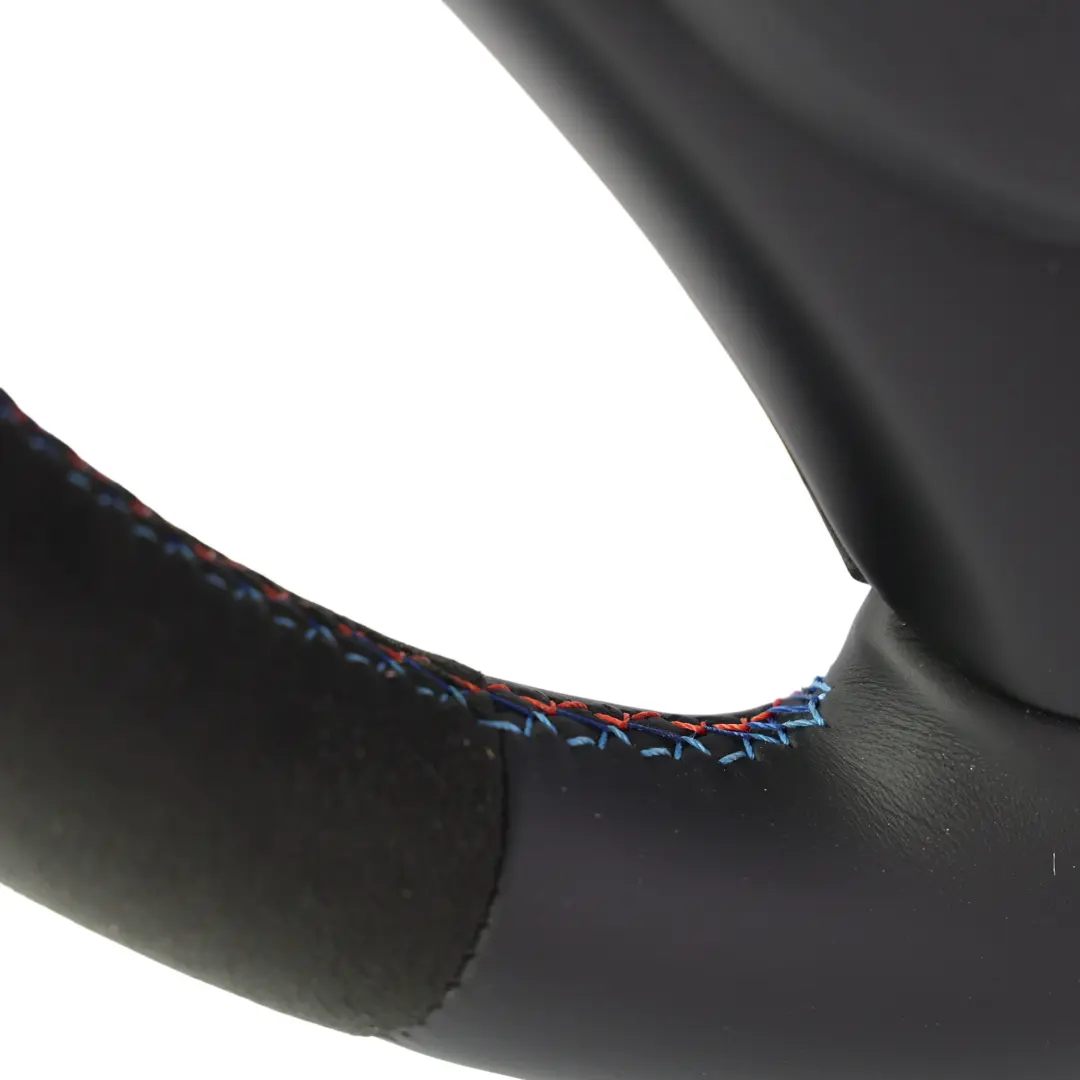 Steering Wheel NEW Black Leather M-Sport Thick Paddle Shift to BMW E90 E92 E93 M3 with Part number 2283738 BMW E90 E92 E93 M3 Steering Wheel NEW Black Leather M-Sport Thick Paddle Shift - SKU 2283738-2-SET - Part number 2283738