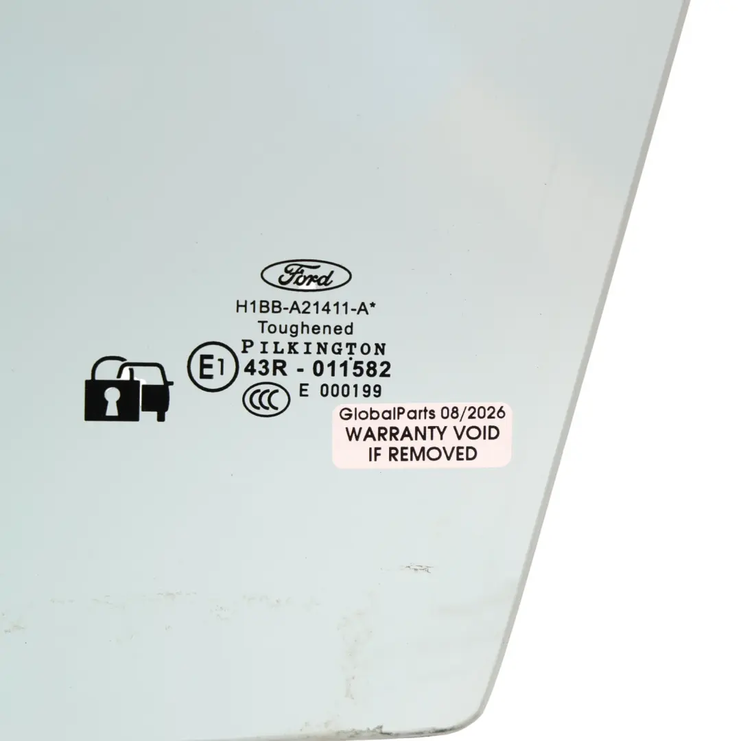 Mk8 Front Door Side Window Glass Glazing Left N/S H1BB-A21411-A to Ford Fiesta with Part number 2453928 Ford Fiesta Mk8 Front Door Side Window Glass Glazing Left N/S H1BB-A21411-A - SKU 2453928 - Part number 2453928