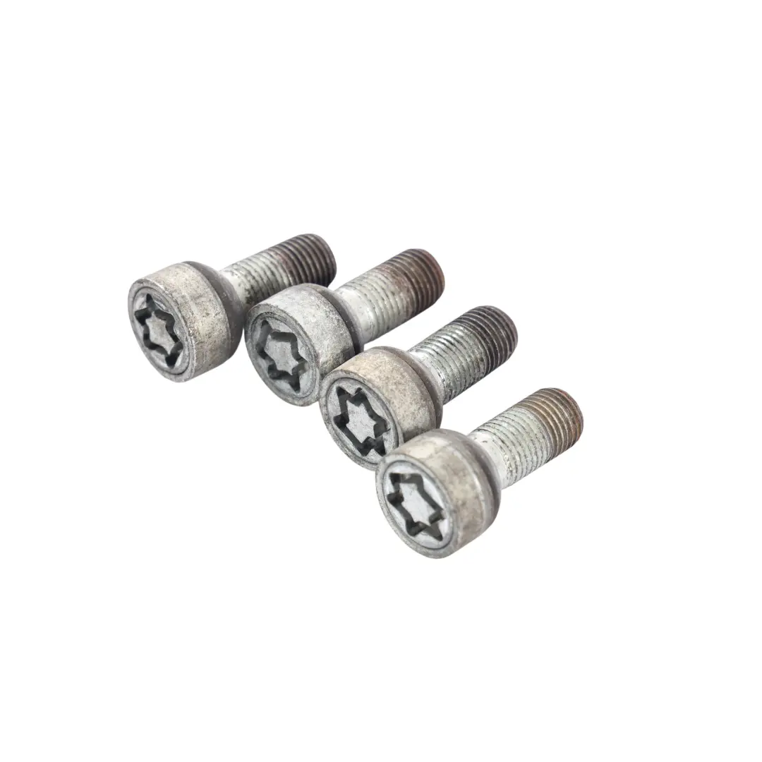 BMW E60 E87 E90 Set Bulloni Sicurezza con Adattatore - SKU 2453959-6 - Numero di parte 2453959