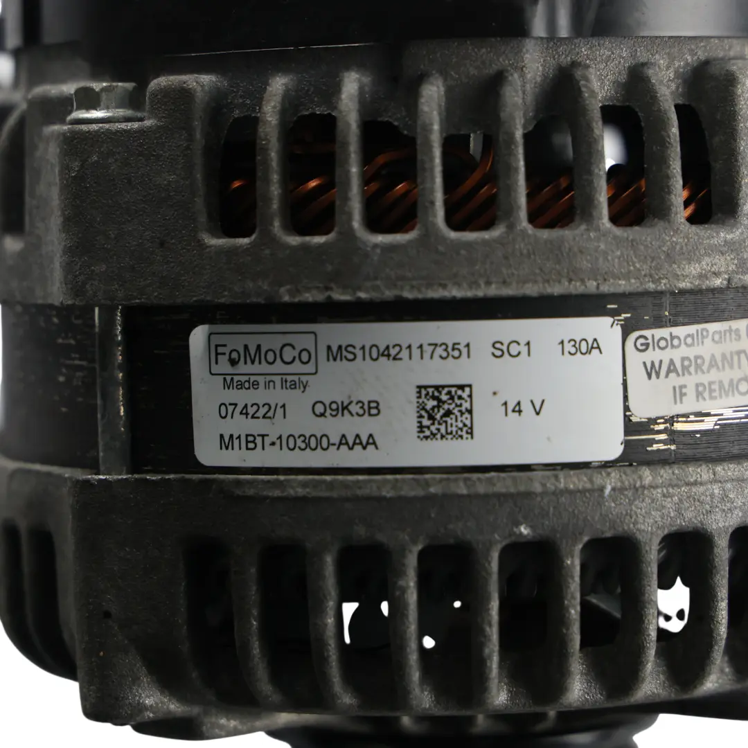 Mk8 Alternator Generator 130A 14V Petrol M1BT-10300-AAA to Ford Puma Fiesta with Part number 2522569 Ford Puma Fiesta Mk8 Alternator Generator 130A 14V Petrol M1BT-10300-AAA - SKU 2522569 - Part number 2522569