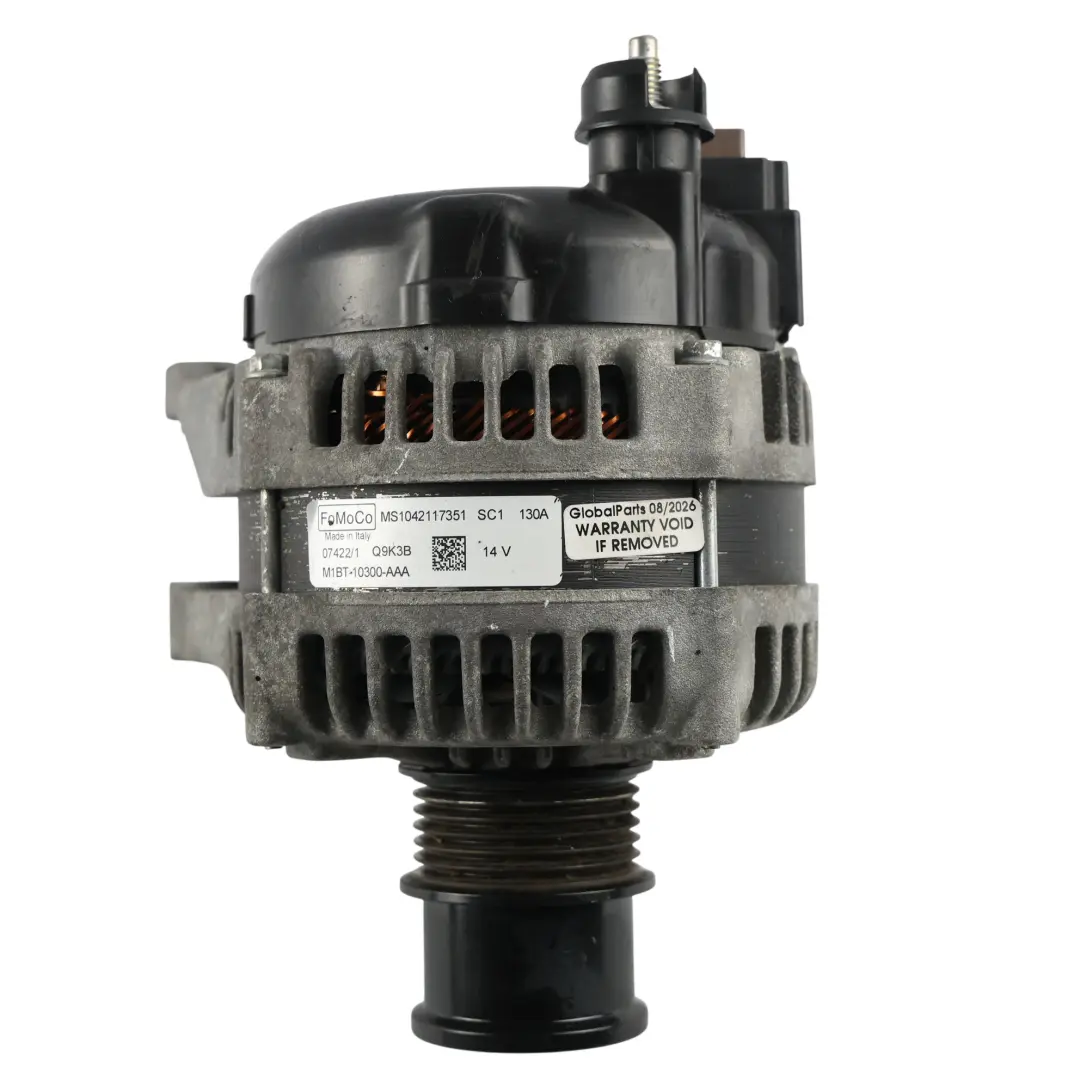 Mk8 Alternator Generator 130A 14V Petrol M1BT-10300-AAA to Ford Puma Fiesta with Part number 2522569 Ford Puma Fiesta Mk8 Alternator Generator 130A 14V Petrol M1BT-10300-AAA - SKU 2522569 - Part number 2522569