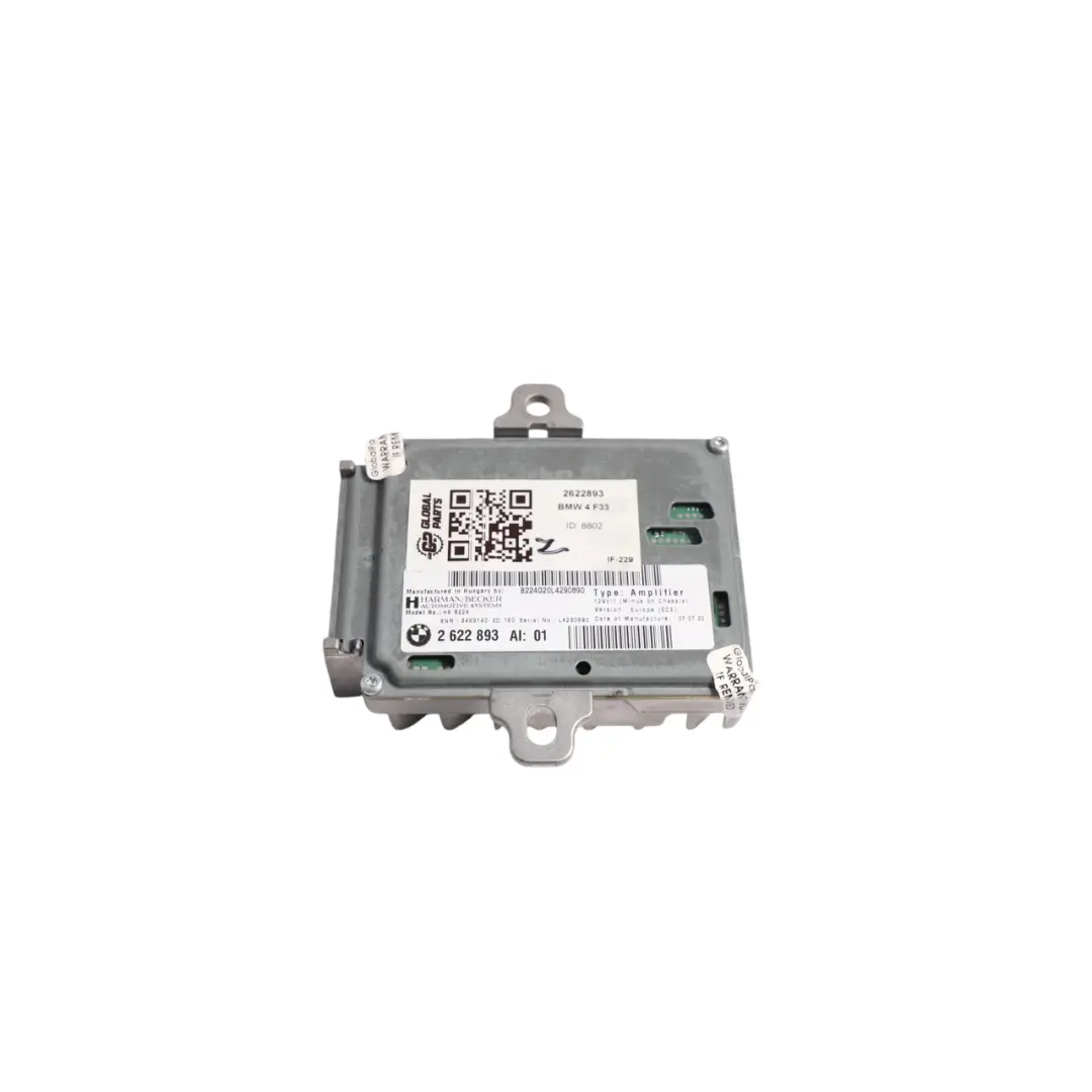 Harman Becker Active Sound Control Module to BMW F30 F31 F32 F33 F34 F36 with Part number 2622893 BMW F30 F31 F32 F33 F34 F36 Harman Becker Active Sound Control Module - SKU 2622893 - Part number 2622893