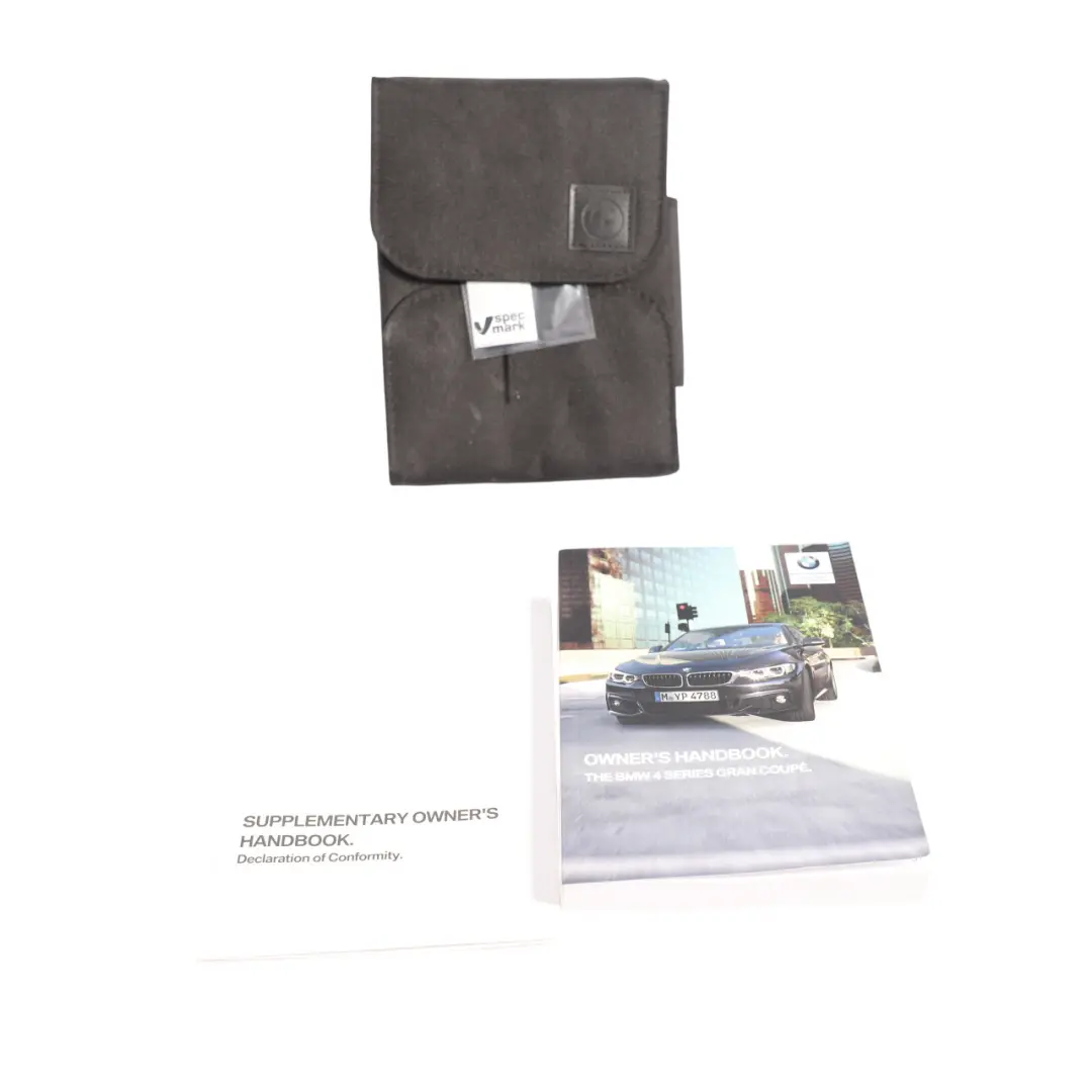 BMW F36 Gran Coupe Owner Manual Handbook Booklet Wallet - SKU 2630856 - Part number 2630856