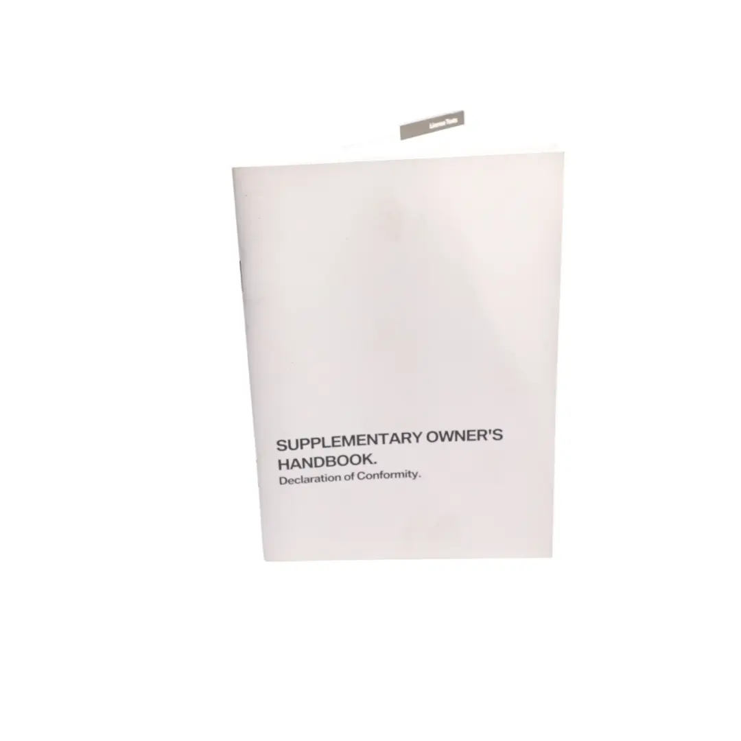 BMW F36 Gran Coupe Owner Manual Handbook Booklet Wallet - SKU 2630856 - Part number 2630856