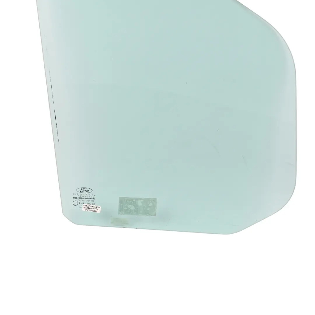 Front Right O/S Side Window Glass AS2 Green BK21-V21418-AH to Ford Transit Custom with Part number 2721875 Ford Transit Custom Front Right O/S Side Window Glass AS2 Green BK21-V21418-AH - SKU 2721875 - Part number 2721875