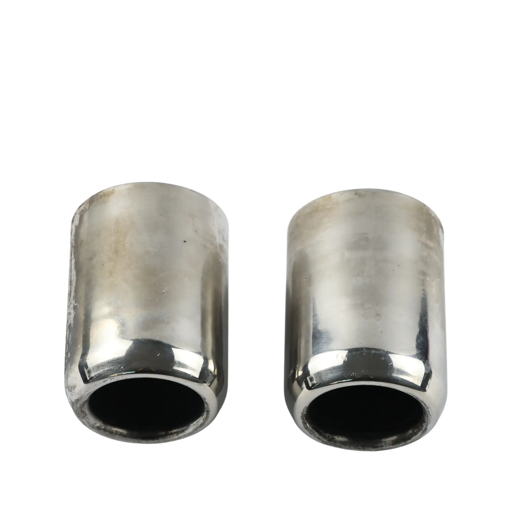 Mini R55 R56 R57 Exhaust Tip Tailpipe Trim Cover Set Chrome 2753096