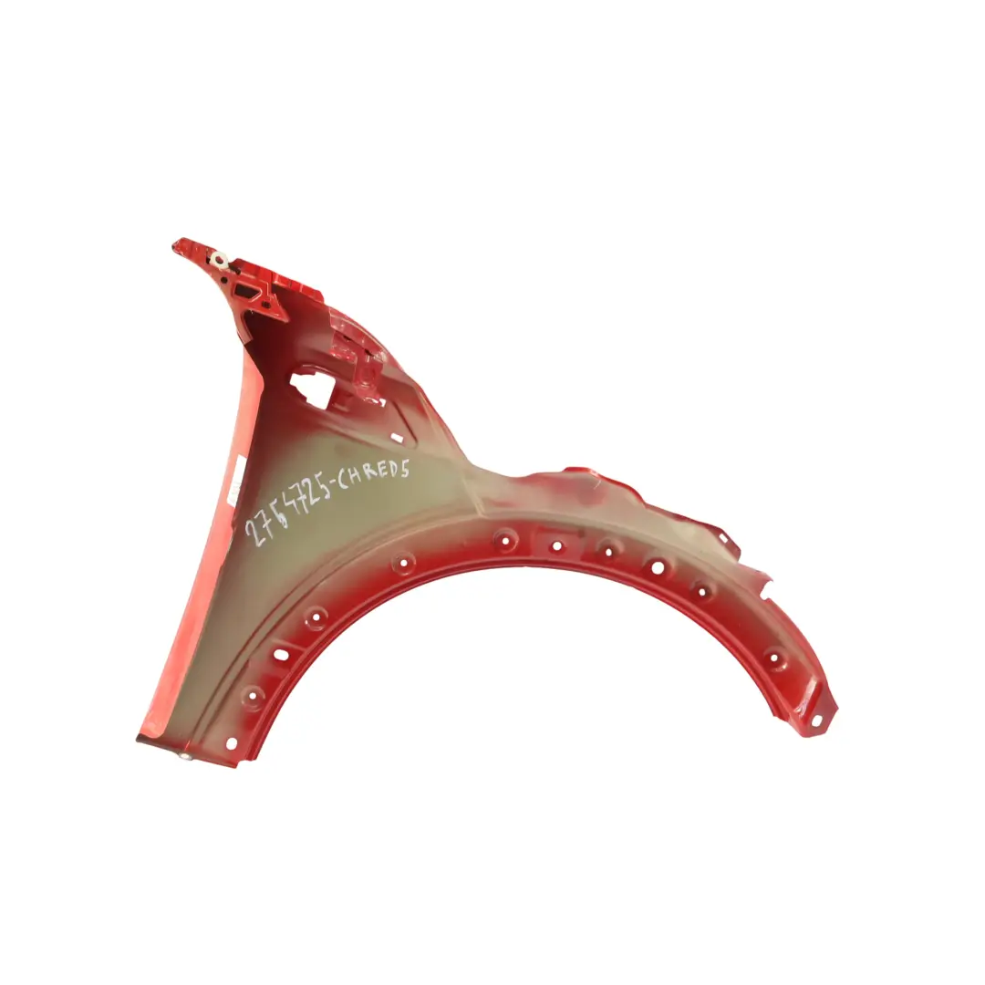 Side Panel Front Left Wing N/S Chili Red - 85 to BMW MINI Cooper 5 R55 R56 R57 R58 with Part number 2754725 BMW MINI Cooper 5 R55 R56 R57 R58 Side Panel Front Left Wing N/S Chili Red - 85 - SKU 2754725-CHRED5 - Part number 2754725