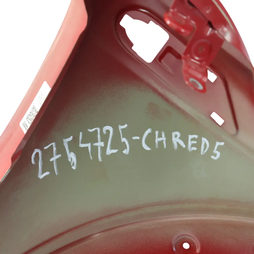 Side Panel Front Left Wing N/S Chili Red - 85 to BMW MINI Cooper 5 R55 R56 R57 R58 with Part number 2754725 BMW MINI Cooper 5 R55 R56 R57 R58 Side Panel Front Left Wing N/S Chili Red - 85 - SKU 2754725-CHRED5 - Part number 2754725