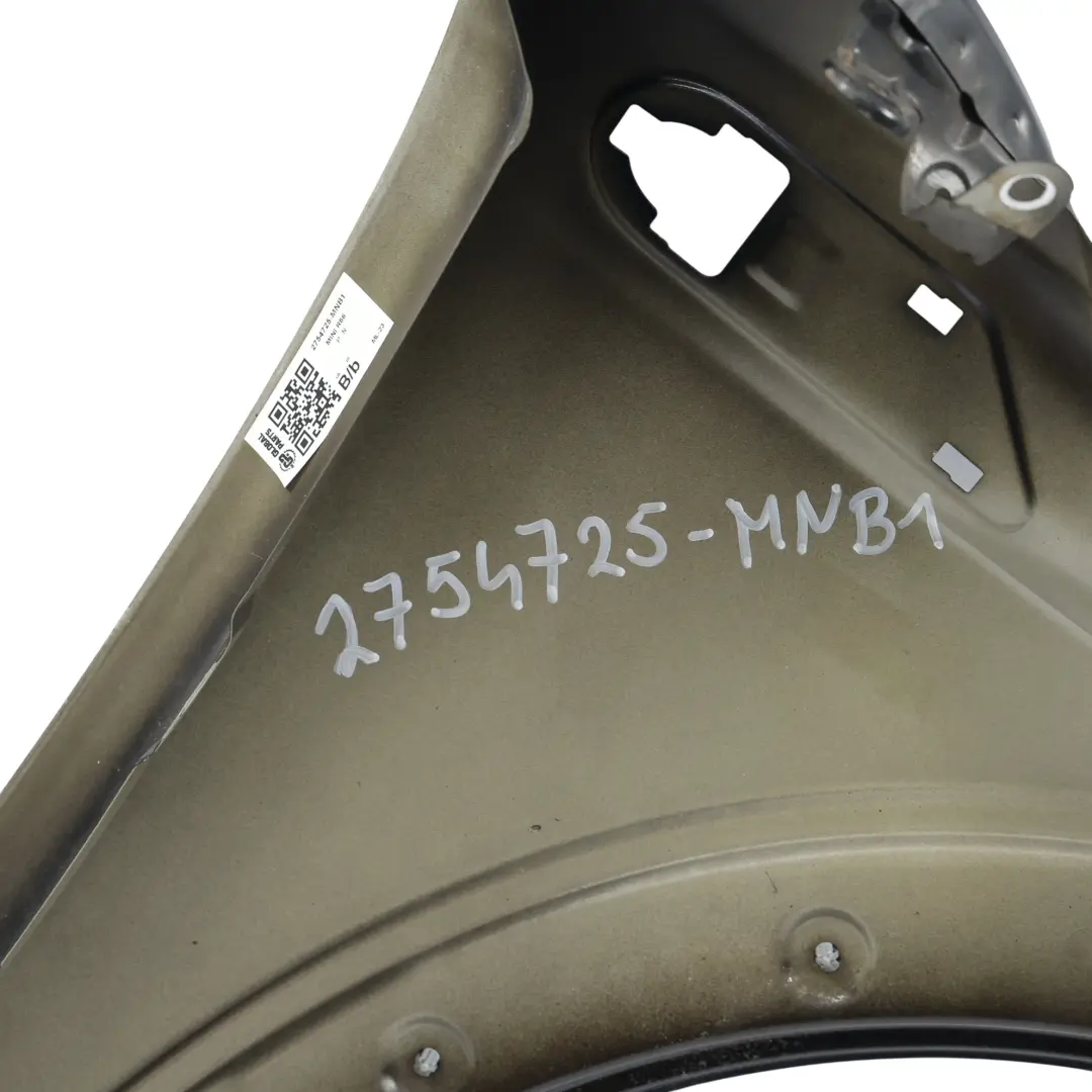 Side Panel Front Left Wing N/S Midnight Black - A94 to Mini R55 R56 R57 with Part number 2754725 Mini R55 R56 R57 Side Panel Front Left Wing N/S Midnight Black - A94 - SKU 2754725-MNB1 - Part number 2754725